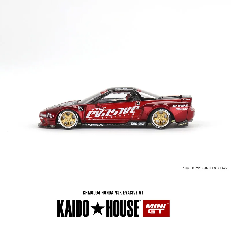 TSM MINI GT KAIDO HOUSE open back cover 1:64 Honda NSX headlights can jump alloy car model