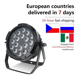 DMX IP65 Aluminum Waterproof Led Par Light 18x18W RGBWAUV 6in1 DMX512 Control Professional Stage DJ Equipment Disco Outdoor Wash