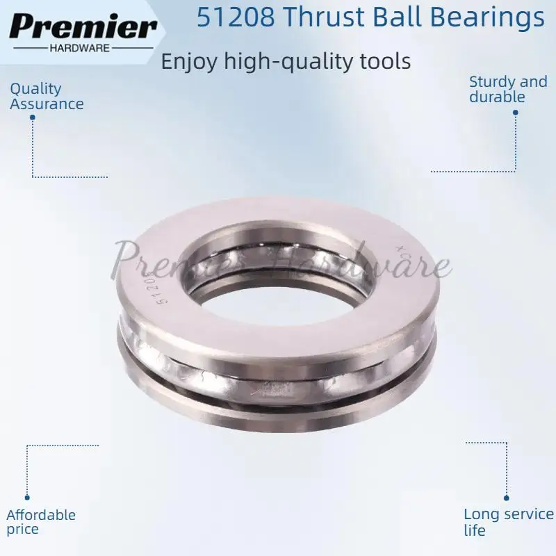 Deep Groove Ball Bearing Unique Design Hot Sale 51208 Bearing Not Lagging Series Thrust Ball Bearing