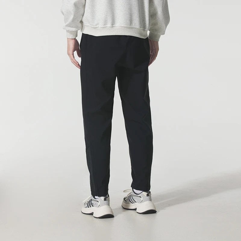 Adidas Men's Sports Casual Fitness Training Fashion Loose Breathable Woven Quick-Dry Fleece-Lined Long Pants Ka1301