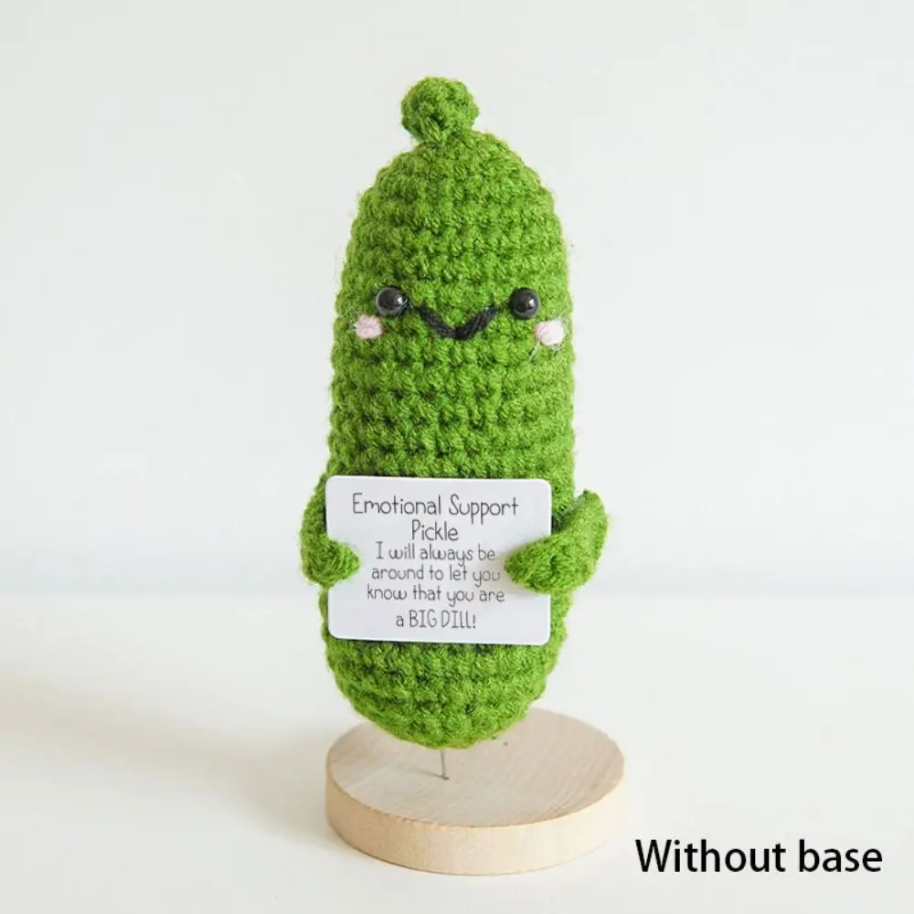 Ornamentos engraçados batata positiva com cartão de afirmação positiva decoração de escritório tecido frutas vegetais boneca artesanal decoração de casa