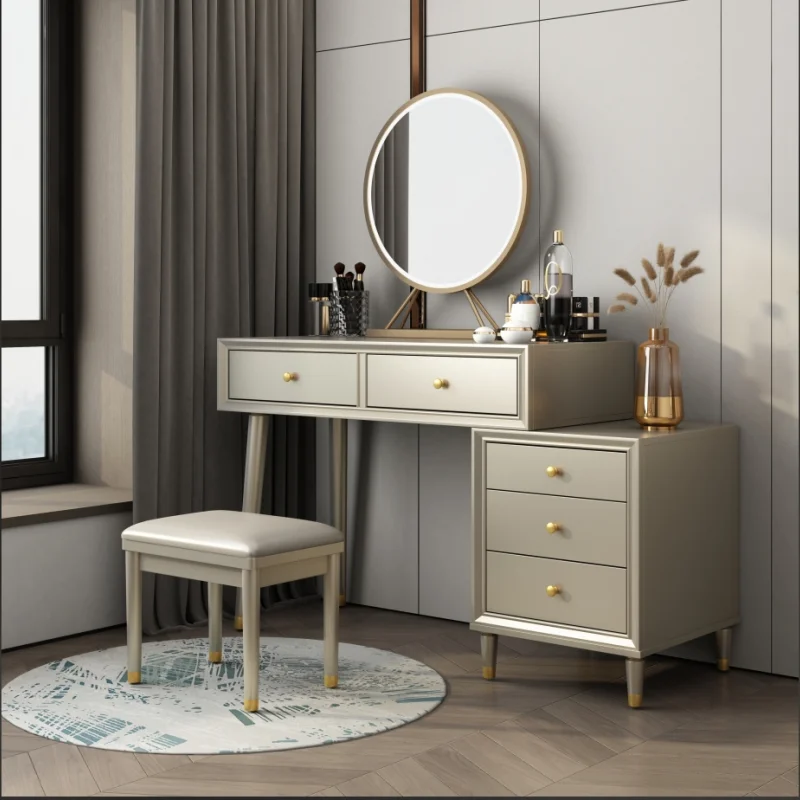 

Aesthetic Adult Vanity Tables Minimalist Salon Storage Compact Unique Vanity Tables Large Nordic Coiffeuse De Chambre Furniture