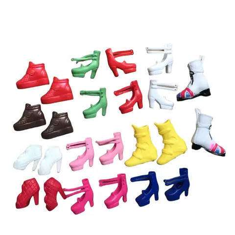 Licca Doll Shoes Sandals 1/6 Doll Accessories White Blue Red Black Yellow Coffee Color Doll Parts Cute Doll Decors