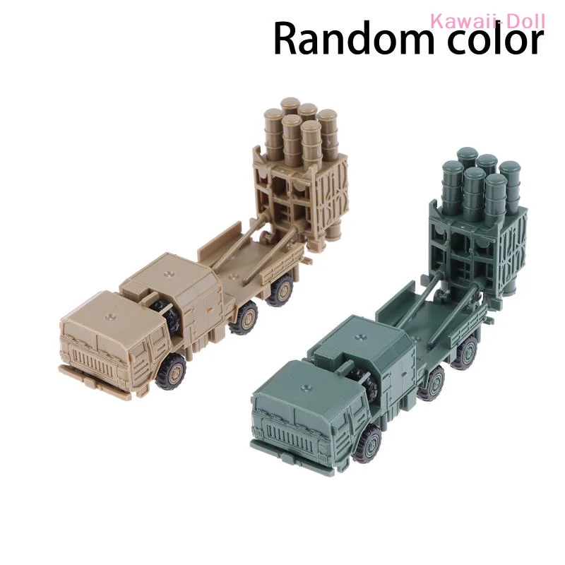 [DO]1/144 China HQ-16 Air Defense Missile Launcher 4D Assembled Chariot Simulation Model Sand Table Toy No Glue Required[DO]