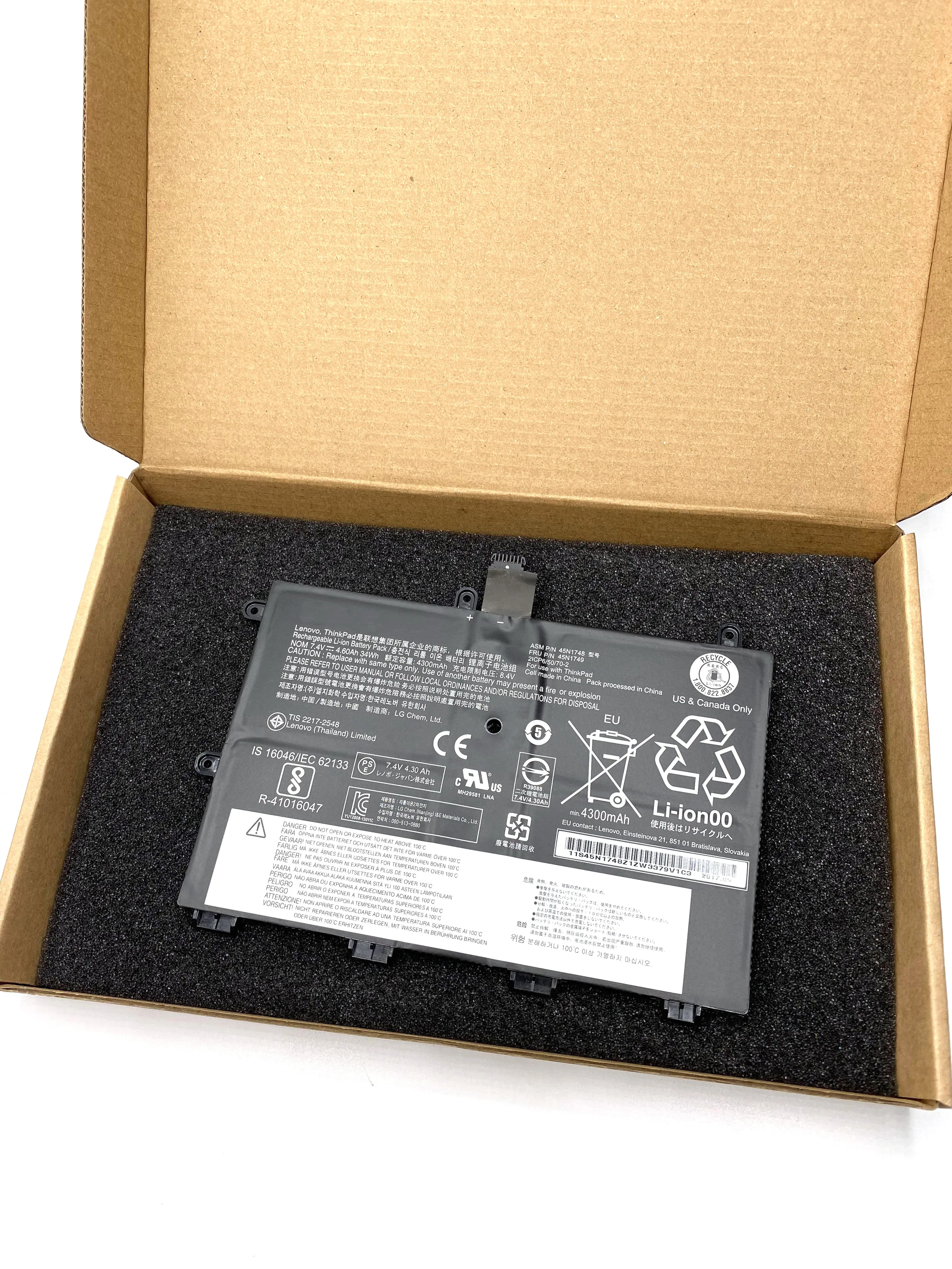 

45N1748 45N1749 45N1750 45N1751 Laptop Battery For Lenovo ThinkPad Yoga 11E-20D9 20DA 20E7 20D9-90007AU A0007AU SB10J79001