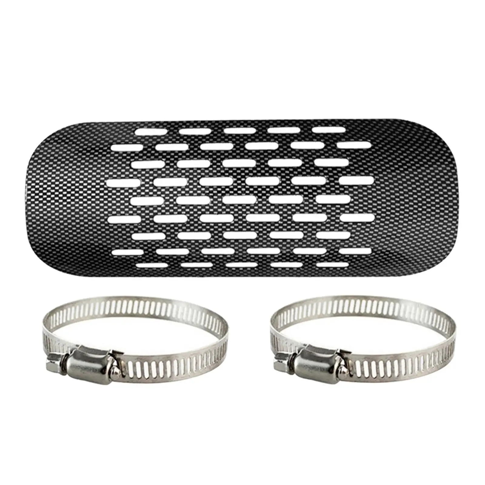 Motorcycle Exhaust , guard with 2 Stainless Steel Clamps for Prince 400 earth