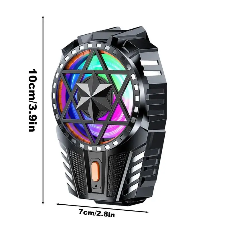 Cooling Fan For Phone Rechargeable Mobile Phone Radiator Mobile Phone Cooler Portable Cell Phone Fan Mobile Game Cooler For