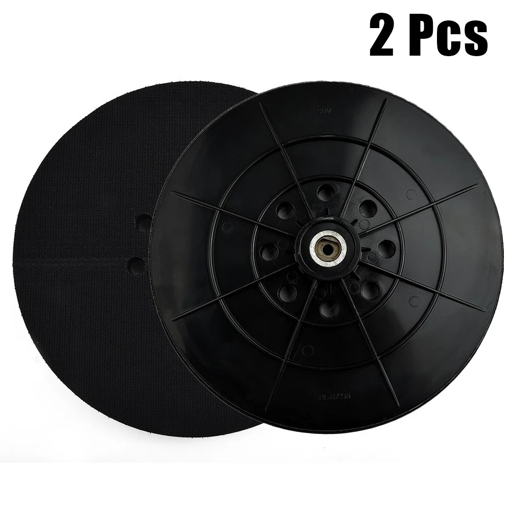 2Pcs Drywall Sander Backing Pad 8-Holes 225mm 9 Inch Hook&Loop Polishing Sanding Disc For Electric Sander Grinding Tools
