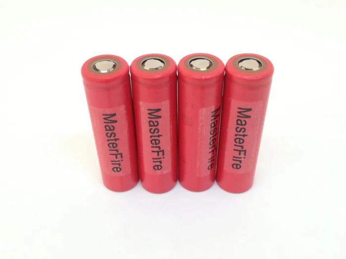 4pcs/lot MasterFire Original 18650 3.7V 3400mah NCR18650BF Rechargeable Lithium Battery Laptop Flashlight Torches Batteries Cell