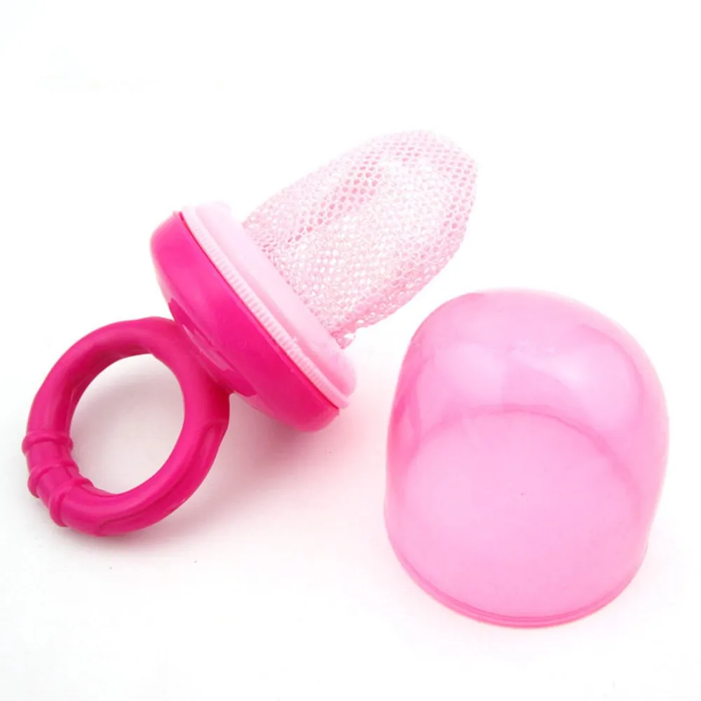 Baby Pacifier Fresh Food Nibbler Feeder soother Newborn Safety Feeding Nipple Mesh Bag Chew Fruits Vegetables Chupeta Soother