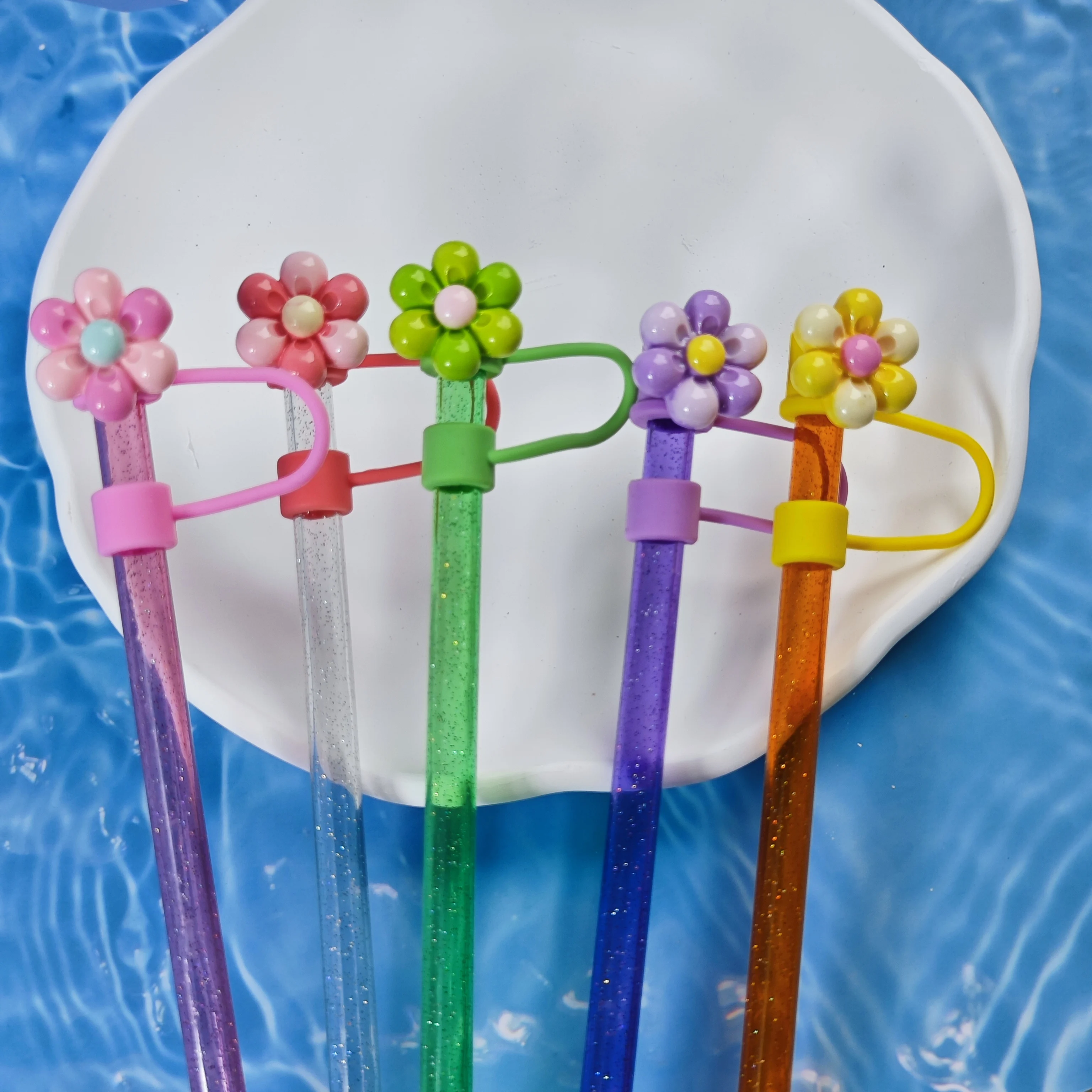 New Style Flower Straw Cap Protective Case