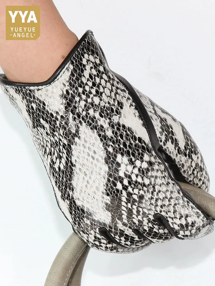 new-fashion-women-snake-pattern-sheepskin-genuine-leather-gloves-elegant-lady-autumn-winter-winproof-warm-fleece-lining-mittens