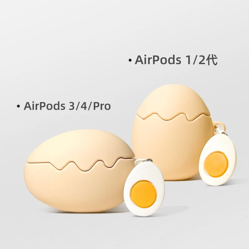 

For AirPods Pro3 Pro2 Pro for AirPods 1 2 3 4th Generation Wireless Bluetooth Headset Cover Creative Egg Earphone Shell