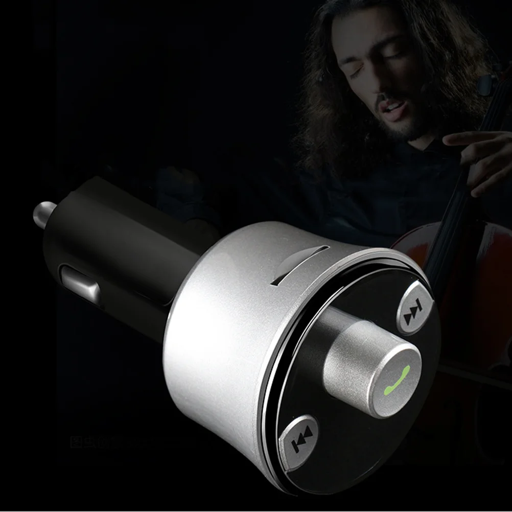 

Car Player Car Mounted Mp3 Fm Transmitter Multi Function USB Hands-Free Call Vehicle Mounted Audio Player