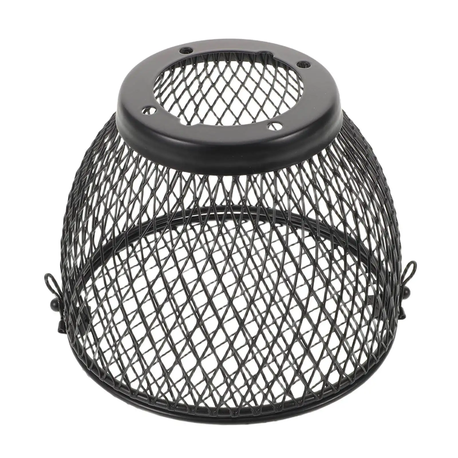 Anti Scald Mesh Cover For Reptile Heating Lamp, Heat Bulb Guard Cage Lampshade For Lizard Bearded Dragon Turtle Snake Terrarium
