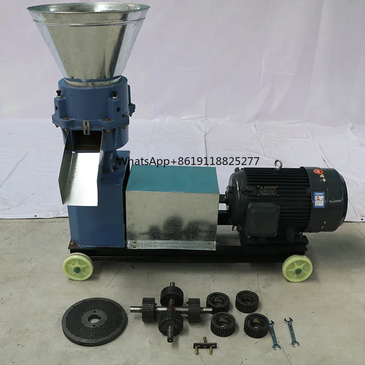 cattle sheep cow feed grass pellet making machine for small animal farm