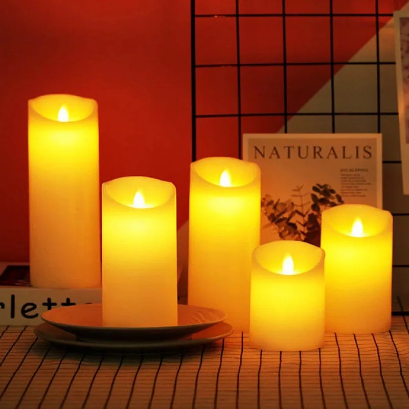Flickering Flameless LED Candle Lights, Battery Operated , Suitable for Home Parties, Weddings and Halloween Christmas Decoratio