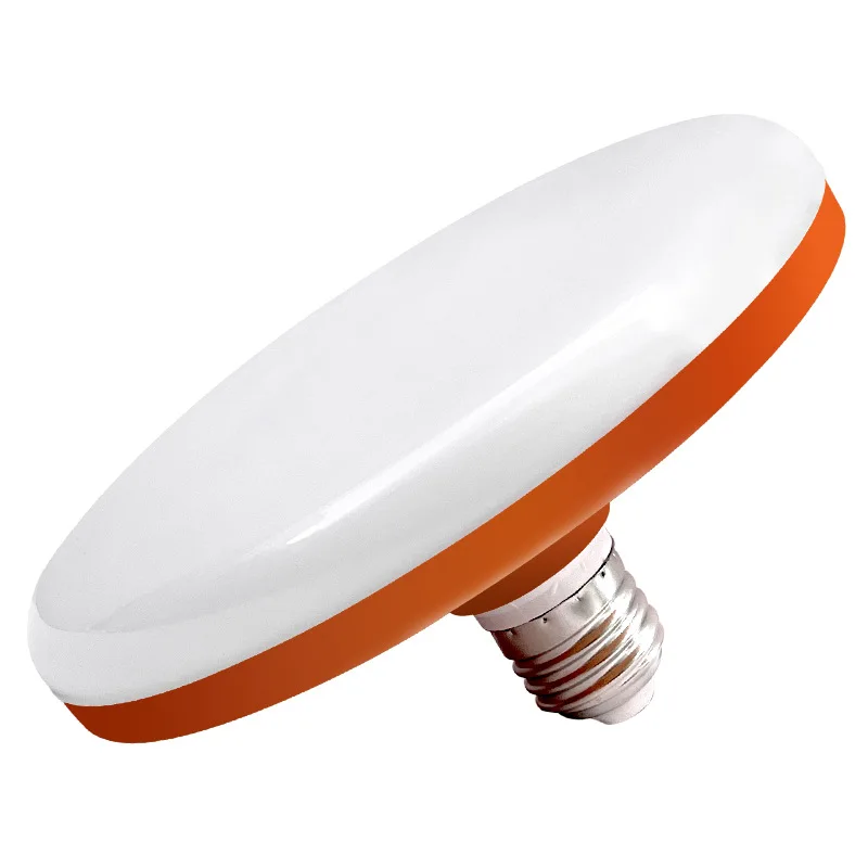 Kaltweiße Innenbeleuchtung für Tischlampen, Garagenbeleuchtung, 220 V, E27, LED-Glühbirne, superhell, 15 W, UFO-Form