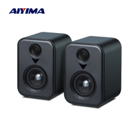 AIYIMA  Upgrade S400 Audio Bookshelf Active Speakers Studio Monitor 3 Inch Bluetooth USB DAC HiFi Home Subwoofer System TV PC