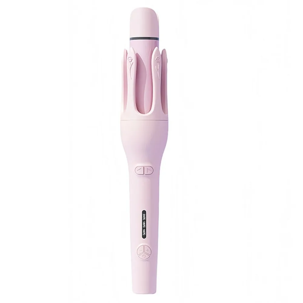 Portable Design 2-in-1 Waver Hair Curling Iron Anti-Tangle Technology 32mm Barrel Size Automatic Rotating Hair Curler
