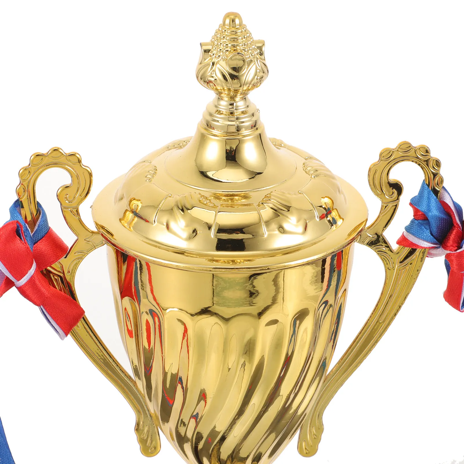 

Металлический кубок-трофей 32,5 см, золотой, с черным основанием, для награждений, вечеринок, школьных соревнований, конкурсов, с дизайнерским оформлением