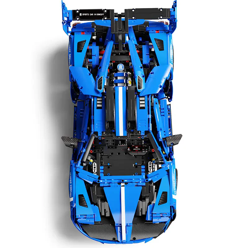 MOC Technical 1:8 Concept Supercar 88016 GT Model Building Block Bricks Puzzle Assembly DIY Toy Christmas Gift Kids
