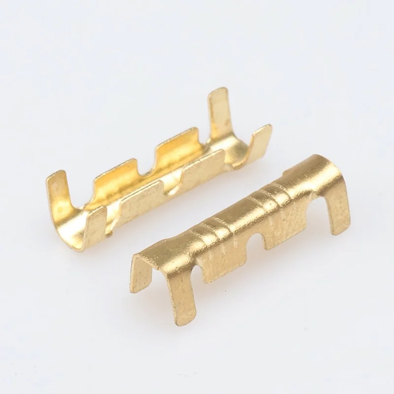 50pcs/100pcs 453 U-shaped terminal tab cold inserts connectors cold terminal small teeth fascia terminal,0.3-1.5mm2