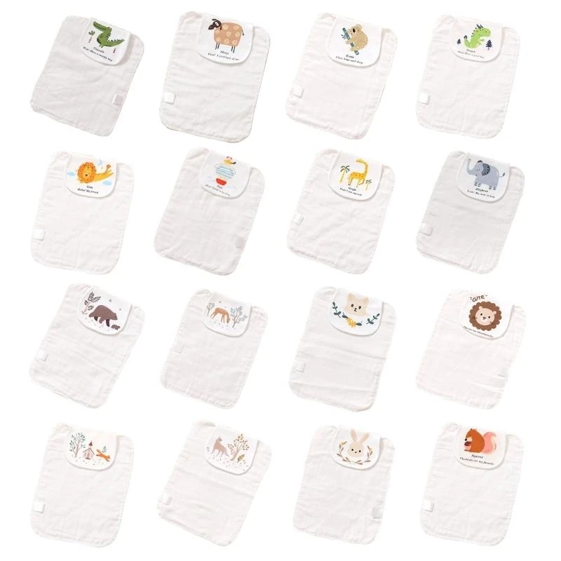 

M76C Baby Sweat Towel Long Cloths Thick Layer Sweat Absorbent Towel Toddler Product