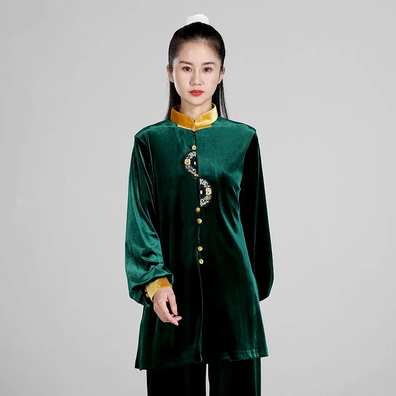 

Winter Thicken Tai Chi Clothes Women Wushu Clothes Kung Fu Competition Clothes Martial Art Uniform Wrinkle Free 2023