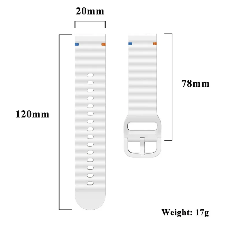 Cinturino in silicone compatibile con Amazfit Active 42mm GTS4 43mm GTS 4 Mini 42mm Cinturino leggero per Amazfit Active 20mm Band