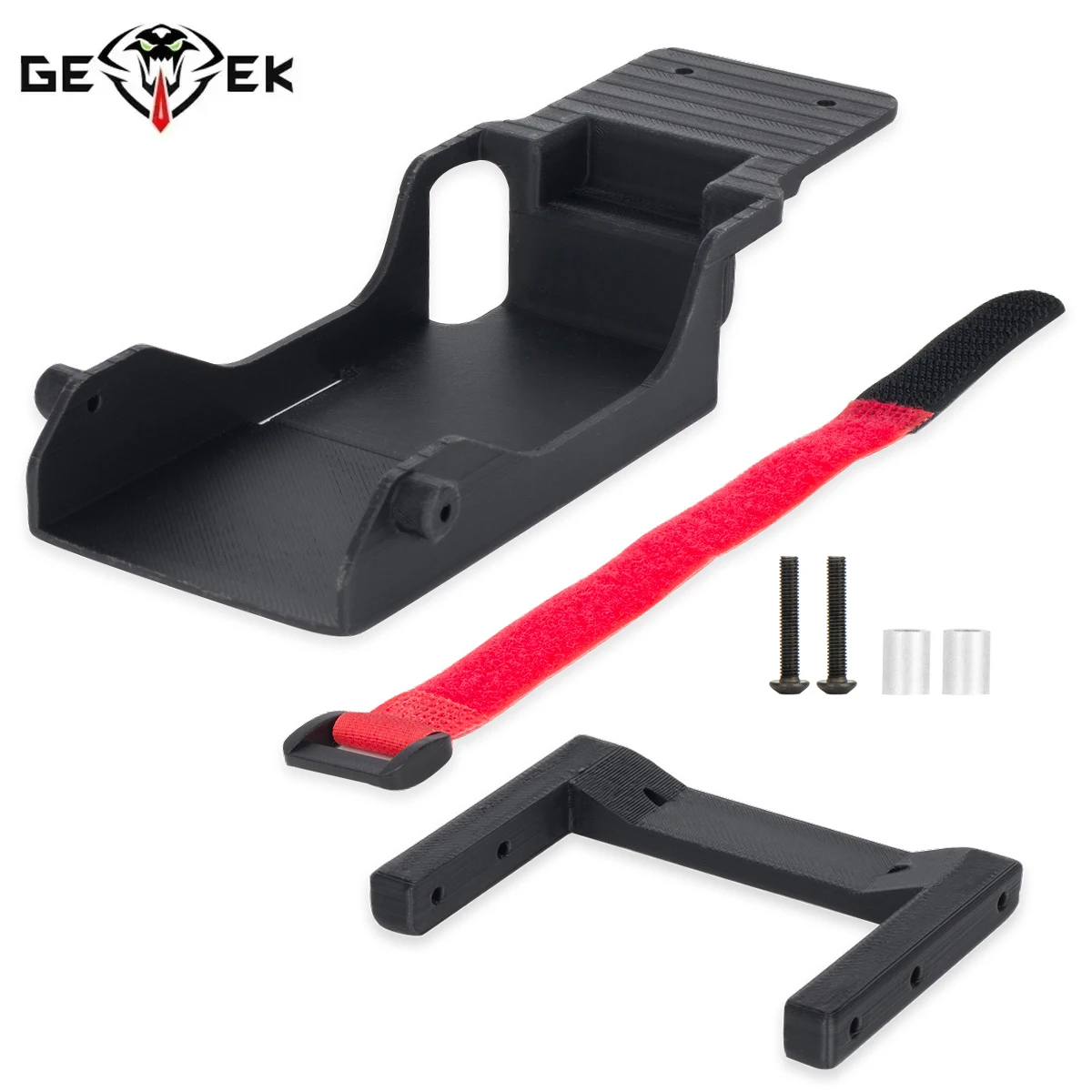 

1Set Plastic Battery Tray Mounting Plate with Tie Strap for 1/10 RC Crawler Car TRX4 TRX6 Battery Case Upgrade Parts