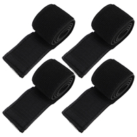 4 Pcs Elastic Fastening Rubber Polyester Durable Loop Hook Strap Cable Tie Wire Sticky Safety Bike Rack Zero Accessories