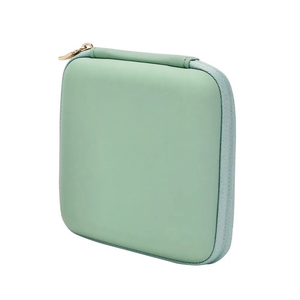 

Leather Jewelry Storage Box Earrings Ring Storage Display Function Jewelry Organizer Zipper Jewelry Case Travel Organizer