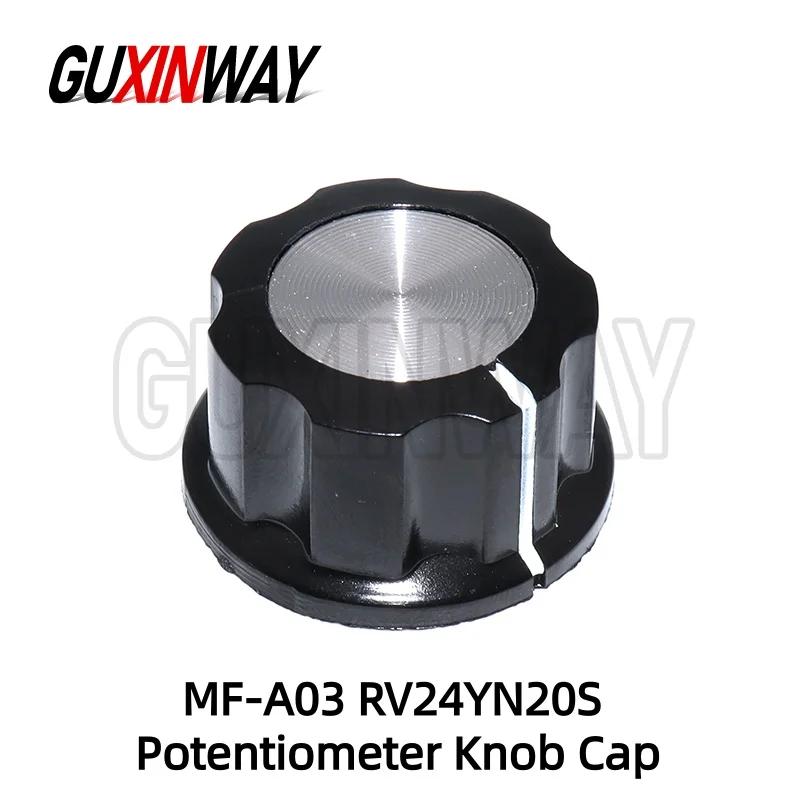 MF-A03 RV24YN20S Potentiometer Knob Cap Inner 6.4mm Rotary Switch Bakelite Knob WH118 WX050 Potentiometer Switch