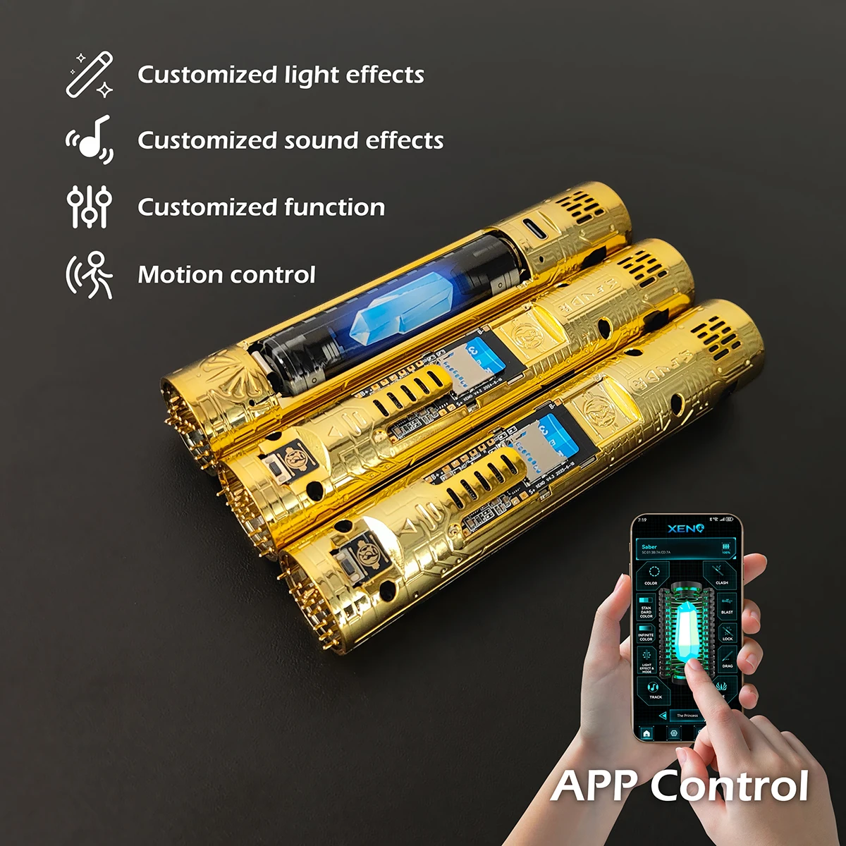 

Световой чип Proffie Soundboard Kit RGB NeoPixel Core Xenopixel3.0 All Smooth Swing Electronic Hilt Force Blaster Saber Laser