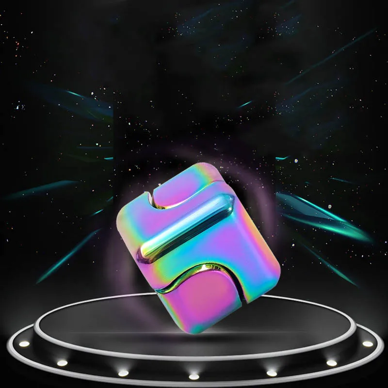 Quadrado flipo flip brinquedo descompressão girando ponta do dedo giroscópio liga cubo anti-ansiedade dedo brinquedo fidget mão spinner ventilação brinquedos