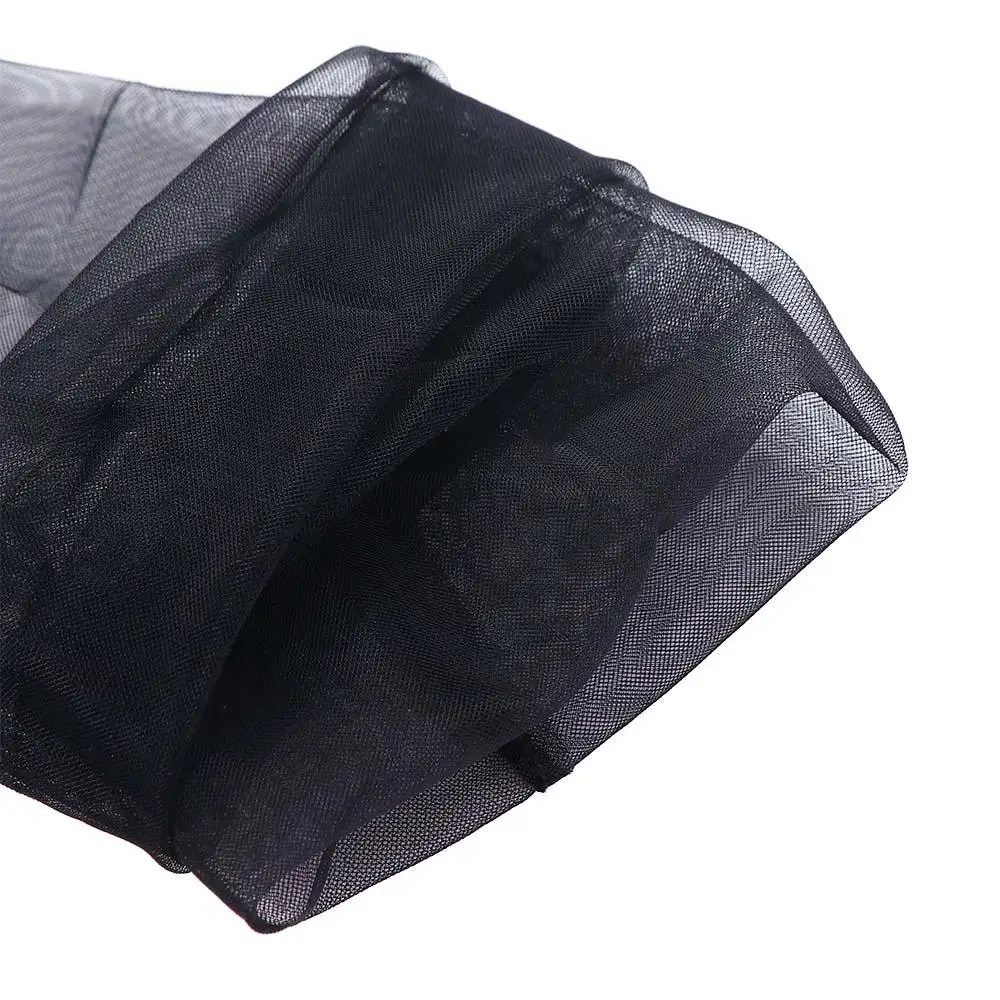 Guantes de tul transparente con cinco dedos para mujer, manoplas finas de encaje, a la moda