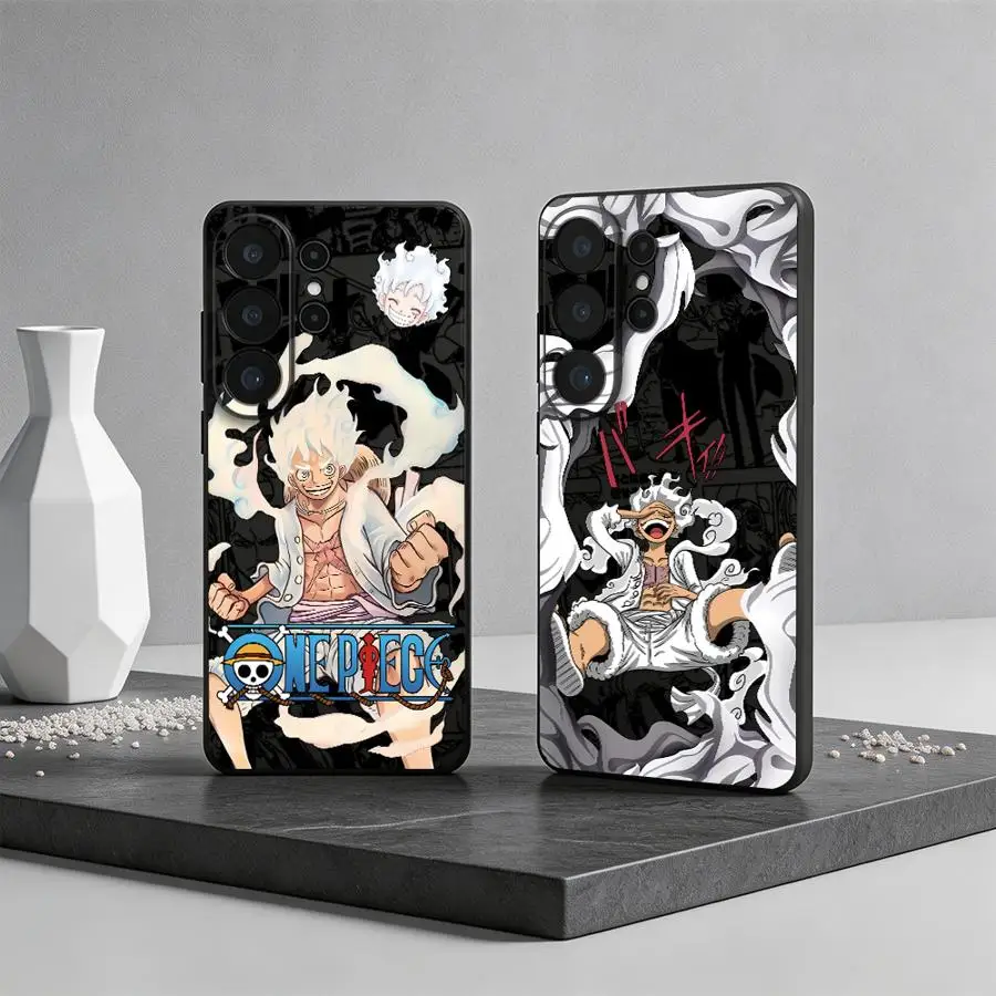 O-One Piece Luffy 5 Gear Case for Samsung Galaxy S26 Ultra Note 20 8 9 10 S26+ S20 S25+ S21 FE S10 S9 S23 S24 S25 Plus S24+