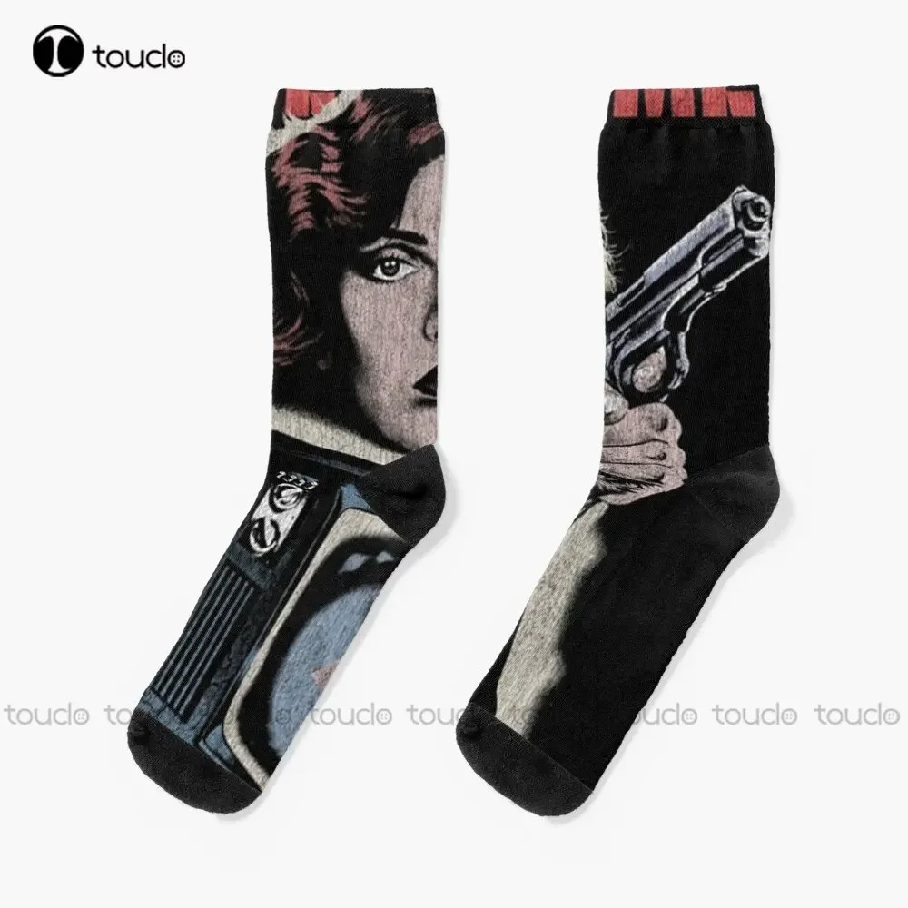 Videodrome Socks Sport Socks For Men Personalized Custom Unisex Adult Teen Youth Socks Street Skateboard Socks Custom Gift Funny