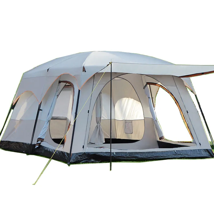 

Camping Tents Outdoor Moisture-Proof Pad Pop up Large Inflatable Tent Family Portable Foldable Automatic Tent for Camping Hiking