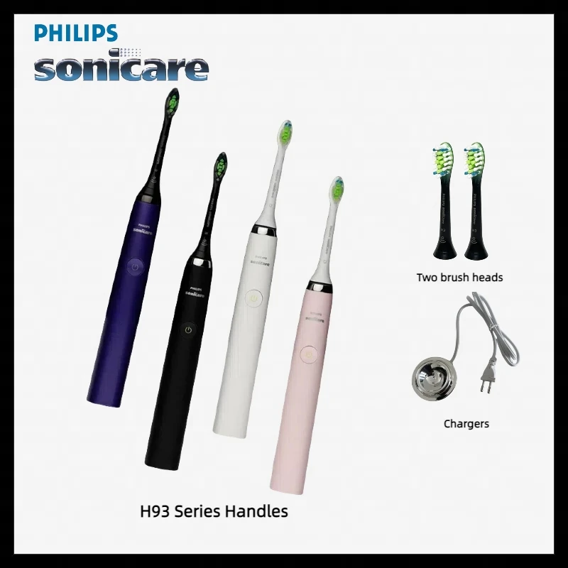 Philips Sonicare Toothbrush White Single-hand H9352 With 2 Philips Toothbrush heads W3 and Charger