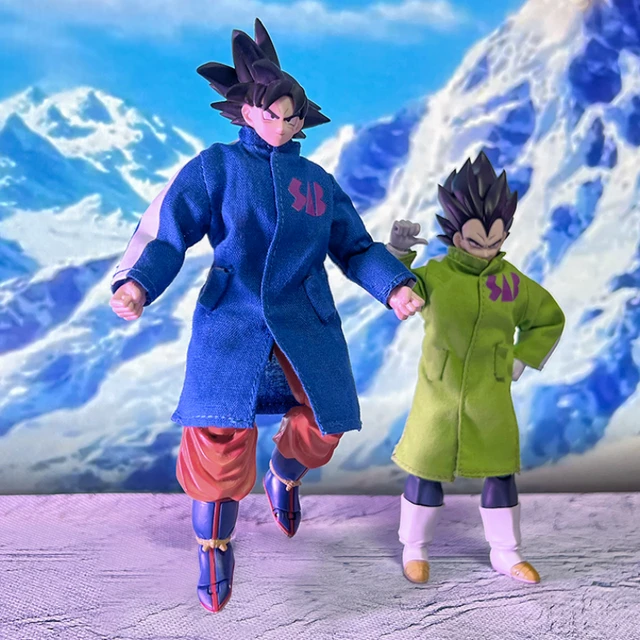 New Shf Series Dragon Ball Anime Goku Vegeta Iv Yonsei Cool Flannelette Warm Suit Is Suitable For 1 12 Size Movable Humanoid AliExpress