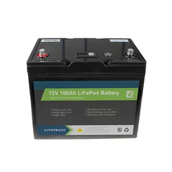 Lithium Iron Phosphate Battery Acumulator 12v Lipo4 100Ah Akku Iron Ion Solar Batteries