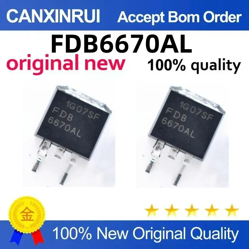 

(5-100 pieces) FDB6670AL 6670AL TO-263 brand new in stock