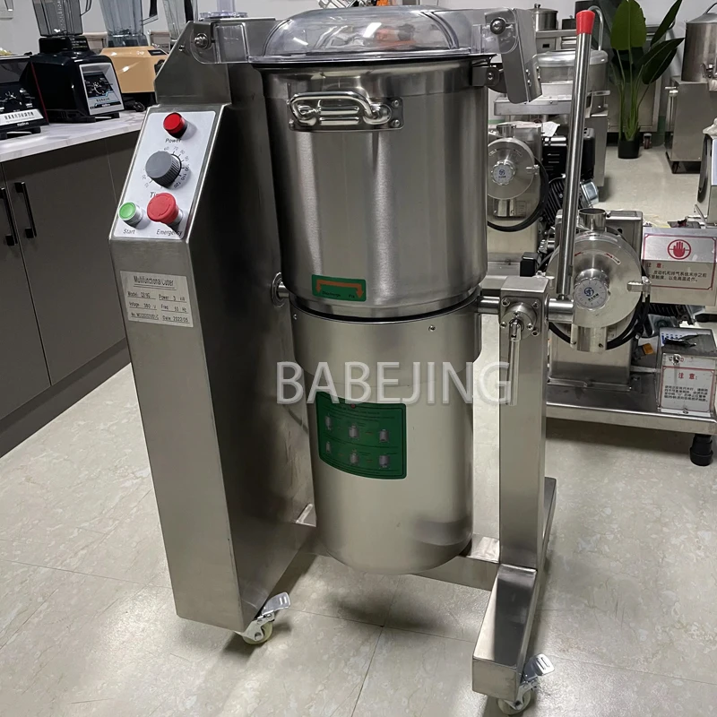 مفرمة الثوم التجارية، آلة تجهيز الأطعمة، خلاط طعام اللحوم والخضروات من الفولاذ المقاوم للصدأ، مطحنة