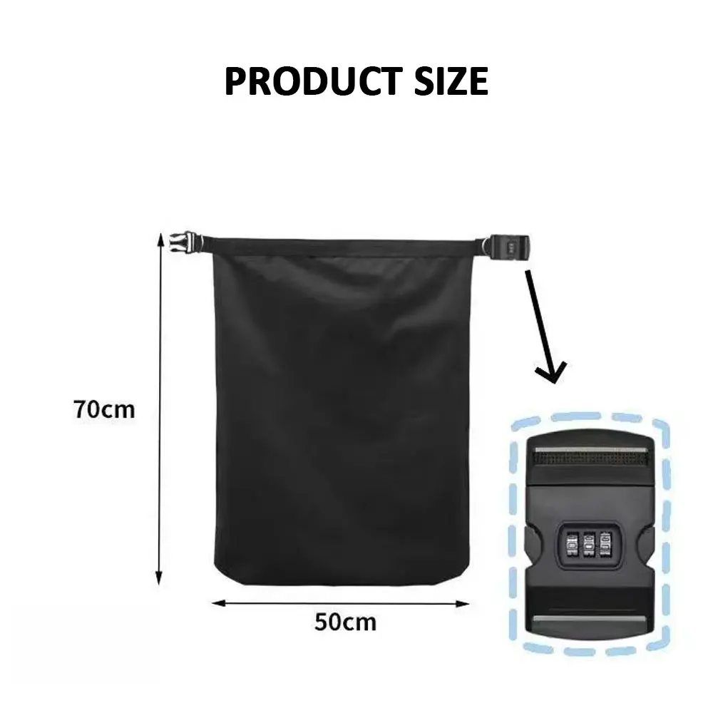 1pc Motorbike Helmet Bag Combination Lock Anti-Theft Luggage Storage Bag Rider Portable Travel Motorcycle Equipments Bag