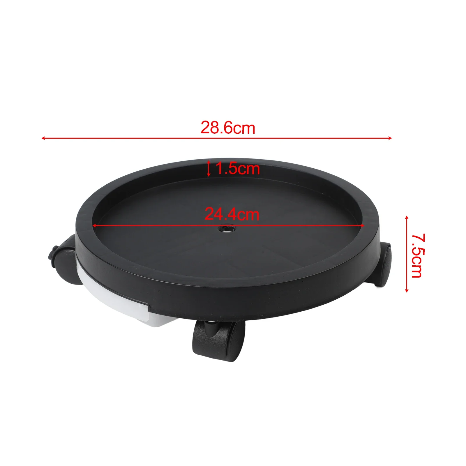 Tray Indoor And Outdoor Use Easy Maintenance Tray Removable Flower Pot Plastic Plant Tray Rotating Wheels