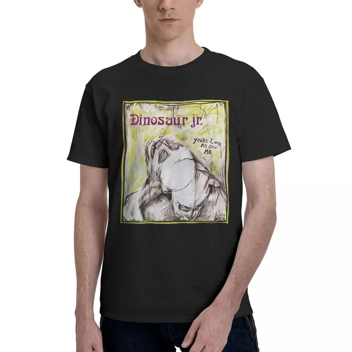 

Dinosaur Jr Youre Living All Over Me 100% Cotton Casual Breathable Confortable Shirt Short Sleeve T-Shirt Man Clothes