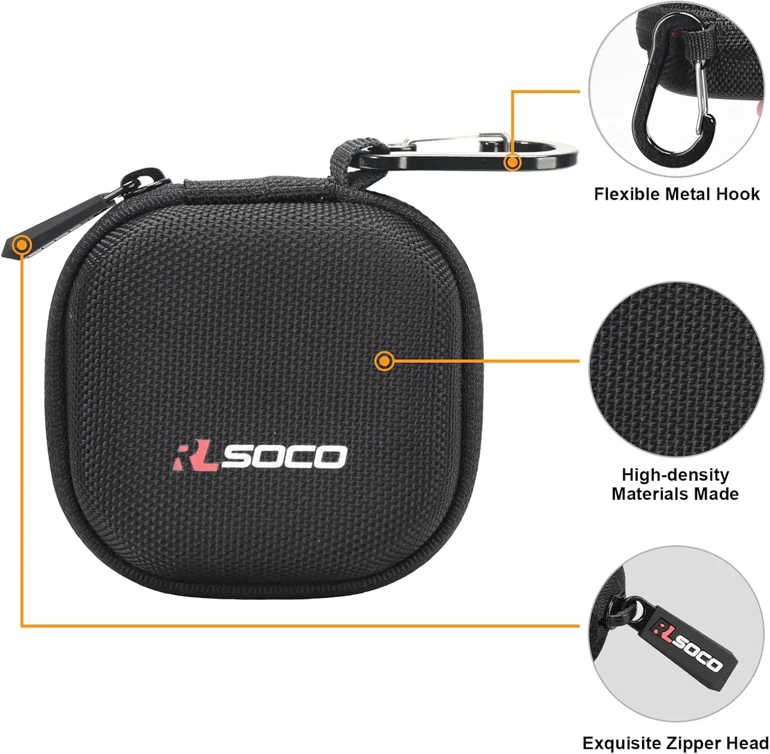 RLSOCO Carrying Case for Pokemon GO Plus + | Travel Organzier Case Cover Shockproof, Dustproof, Water-Resistant Storage Pouch view 3