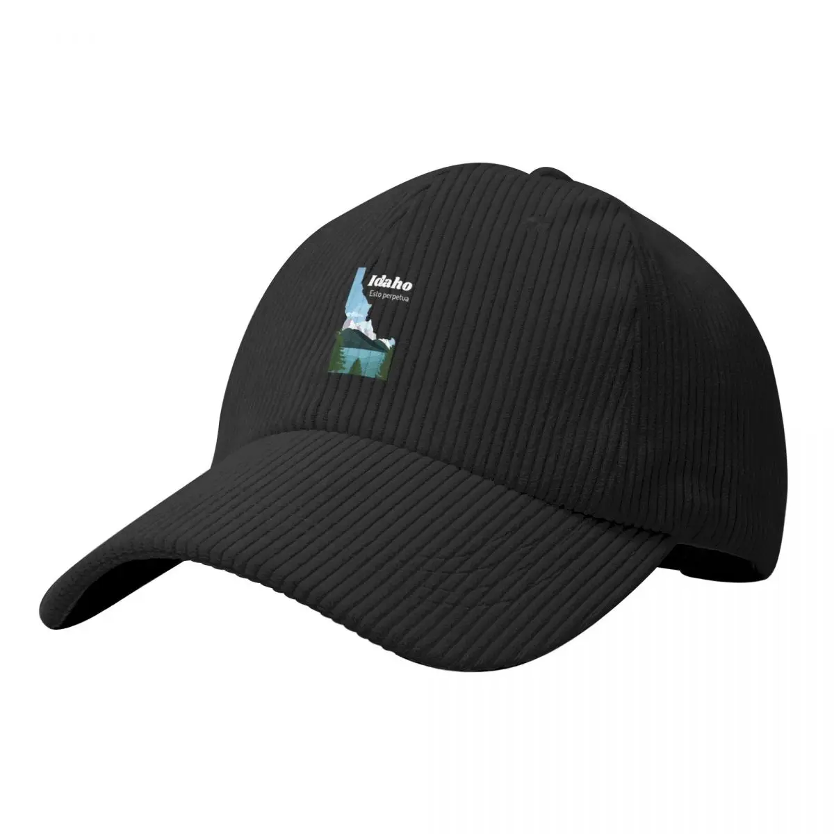 

Idaho Proud State Motto Esto Perpetua design Baseball Cap designer cap fun hats New In The Hat Caps Women Men's